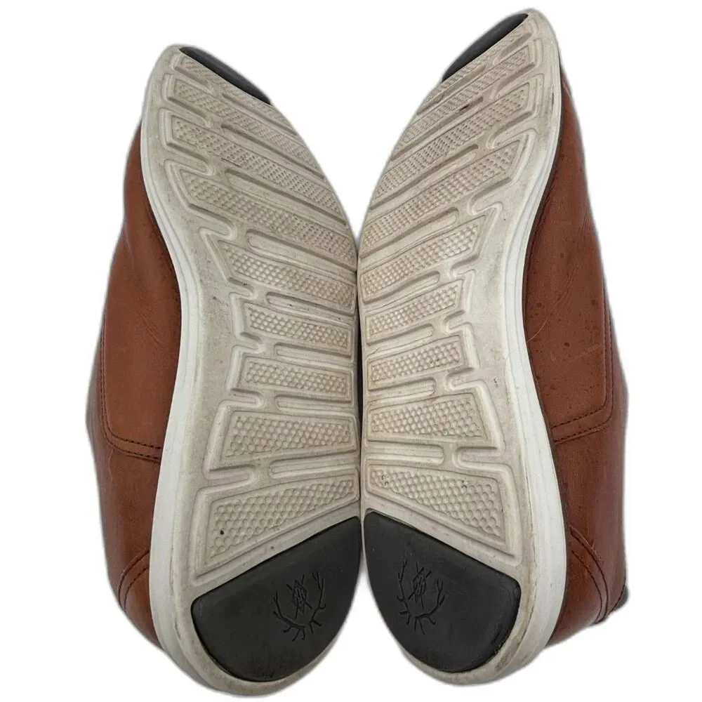 MARTIN DINGMAN Countryaire Saddle Leather Plain Toe Sport | Whiskey | 10.5